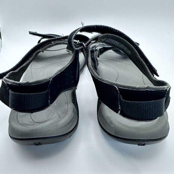 Teva Sanadals Womens 8 Verra Outdoor Strap Slingback Adustable Gray Black - Picture 5 of 10